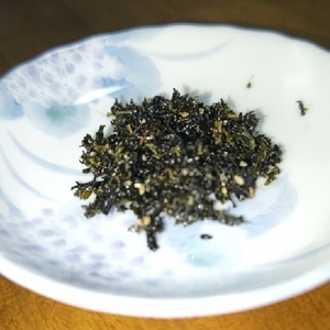 煎茶の茶殻で佃煮ができますよ！